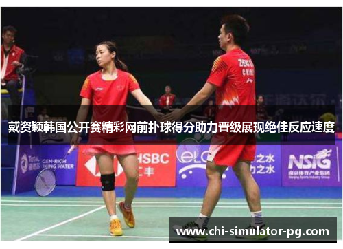 戴资颖韩国公开赛精彩网前扑球得分助力晋级展现绝佳反应速度 戴资颖韩国公开赛精彩网前扑球得分助力晋级展现绝佳反应速度
